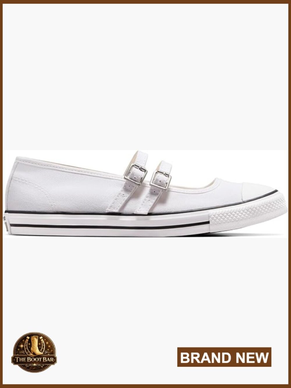 Canvas Mary Jane Low Top Sneakers with Buckle Straps
